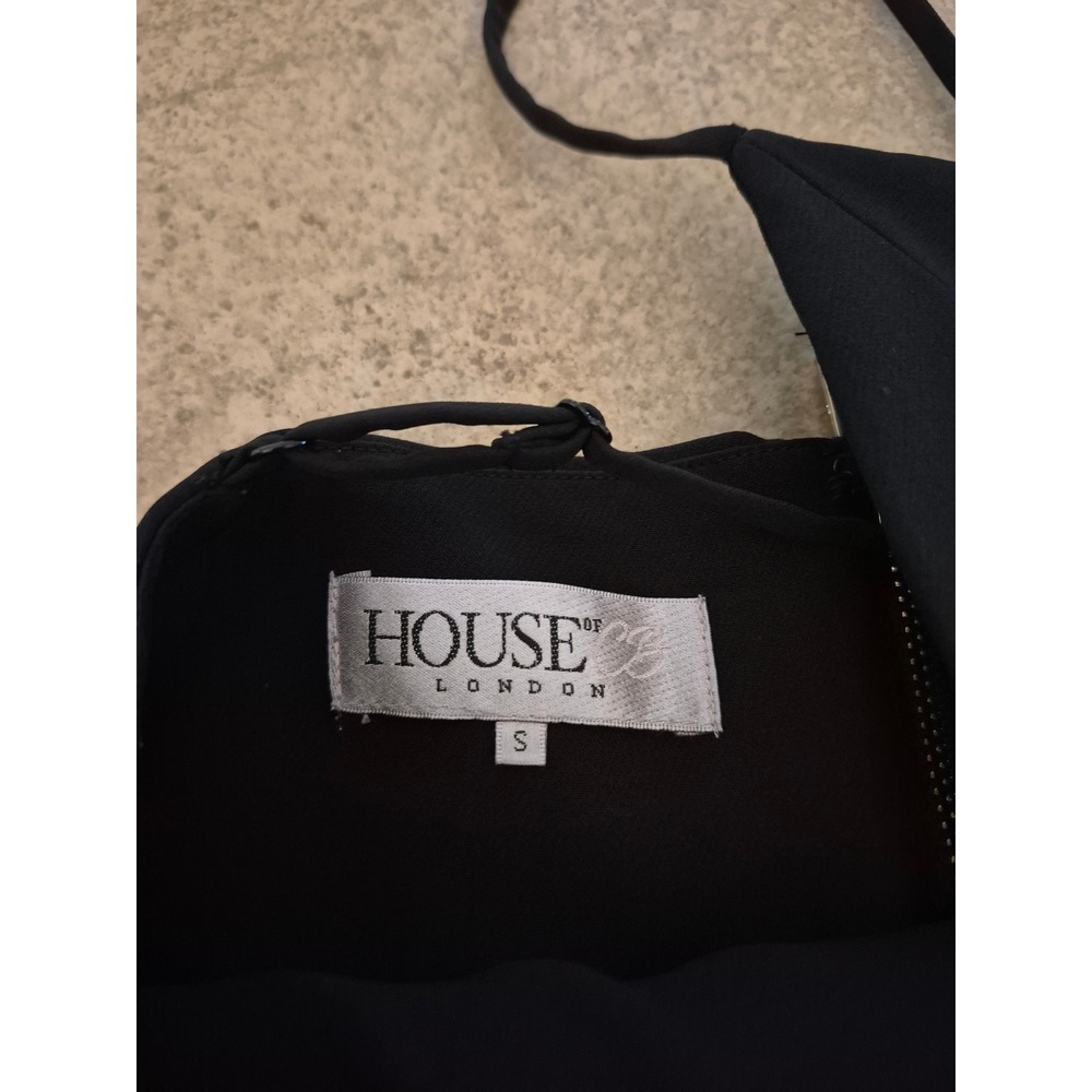 House of CB London Black Studded Belted Women's Jumsuit - Size: Small - Picture 5 of 11